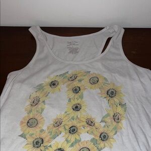 women’s sunflower tank